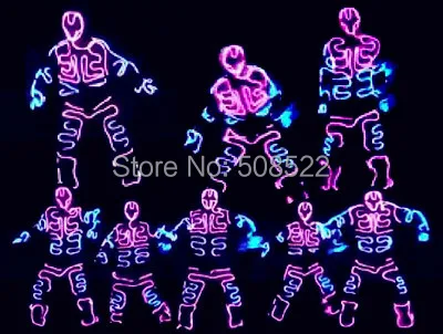 font b LED b font stage costumes font b EL b font cold light show