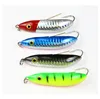 4Pcs 10g 6.5cm winter fishing lures hard bait sea fishing Tackle swivel rubbler jig hard pencil lure ice Hooks fishing lures ► Photo 2/6