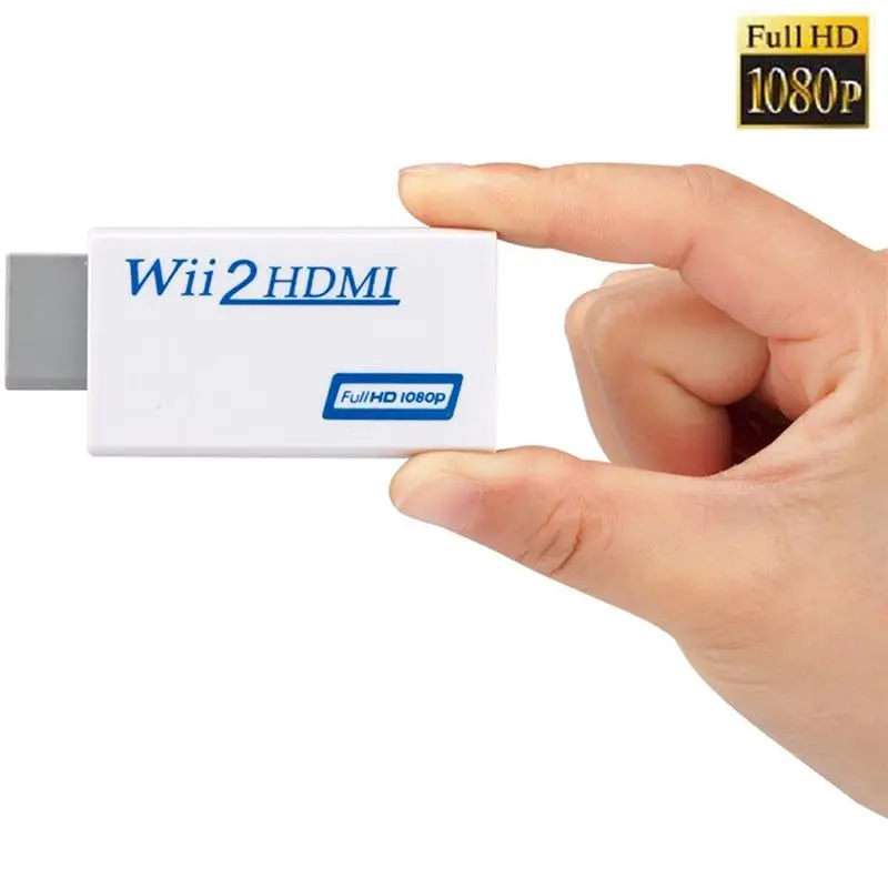 720P 1080P Full HD HDTV для wii в HDMI видео конвертер адаптер D18