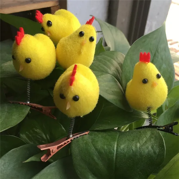 Little Yellow Chicken Hair Clip Fun Make up Decoration - 14