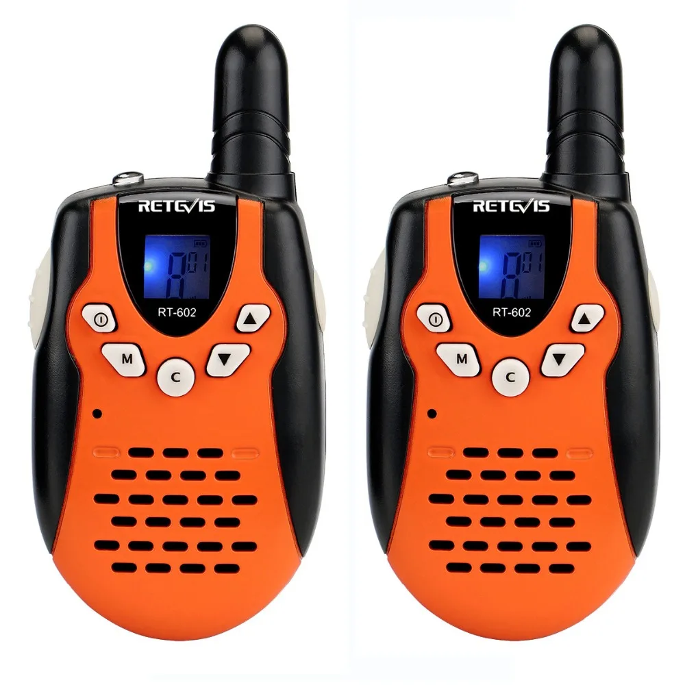 

2 pcs Walkie Talkie Kids Radio Retevis RT602 0.5W PMR PMR446/FRS Flashlight VOX Children 2 Way Radio Comunicador Child Toy Gift