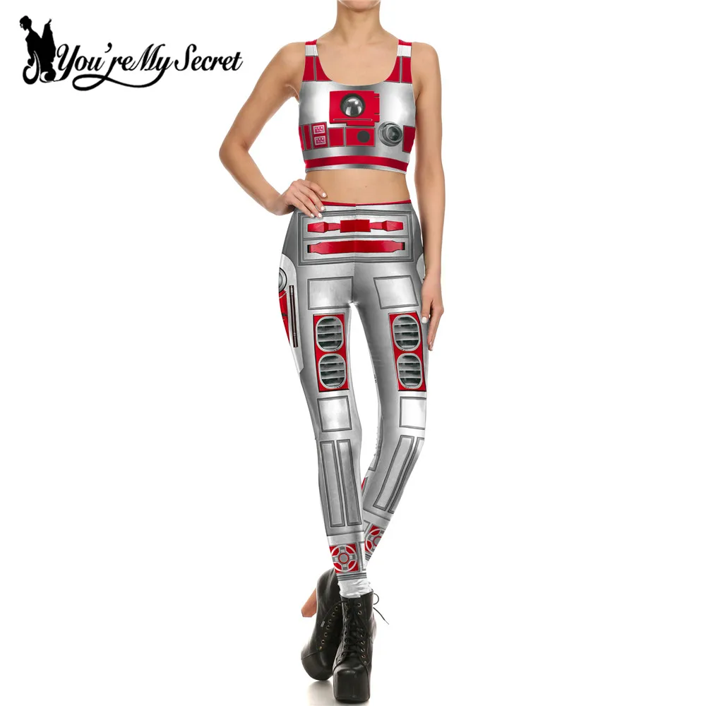 

[You're My Secret] New One Set Women Leggings 3d Digital Print Star Wars Artoo 2.0 Armor Comic Cosplay Leggin Women Clothings