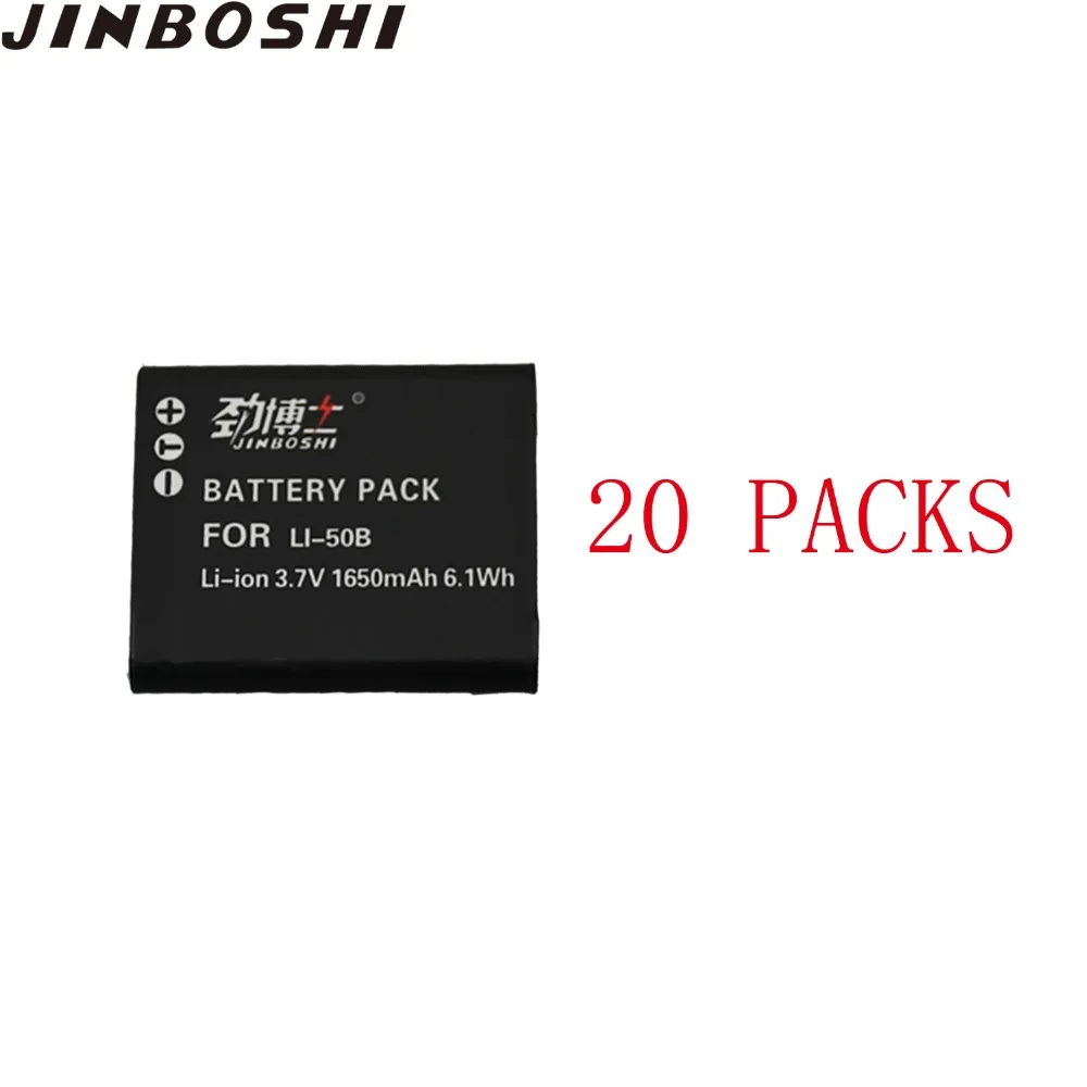 

Hot 20Pcs/lot 1650mAh LI-50B LI 50B LI50B Camera Battery for Olympus LI-50B LI 50B LI50B for Pentax D-LI92 XZ-1 SP-800UZ SZ-30MR