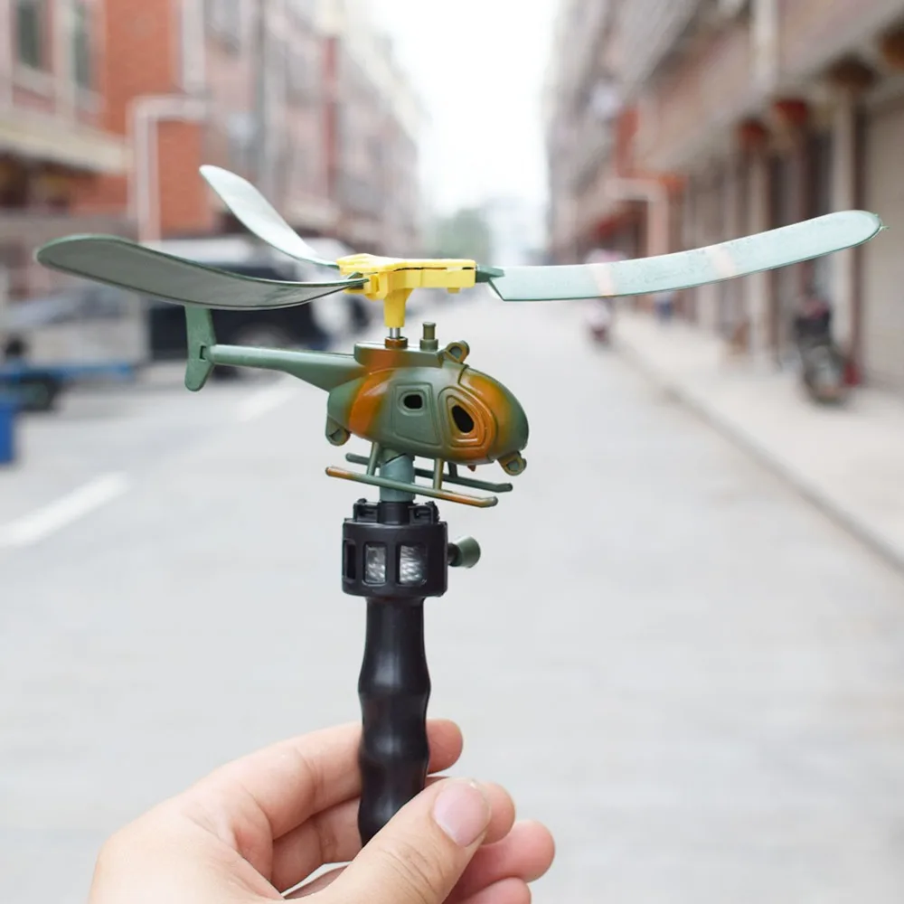 

2019 new handle wire aircraft power helicopter can fly the wire aircraft children outdoor toys