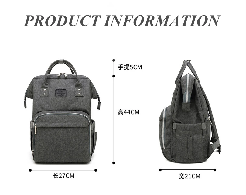 Новая многофункциональная Детская сумка для подгузников, модная сумка для мамы, подгузник для беременных, большой емкости