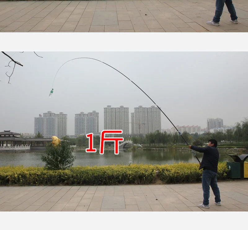 Vara de Pesca Telescópica de Fibra de Carbono Taiwan Ultra-light Carpa Pesca Super Duro Mão Rod B064 19tonal 3.6 M-10 m 19 Telescópica De Fibra De Carbono Taiwan Vara