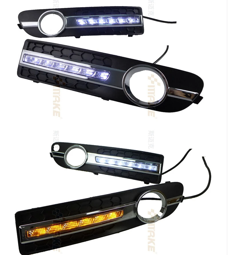 free shipping LED Daytime Running light LED Day light For Volvo S80 LED DRL 2009 2013