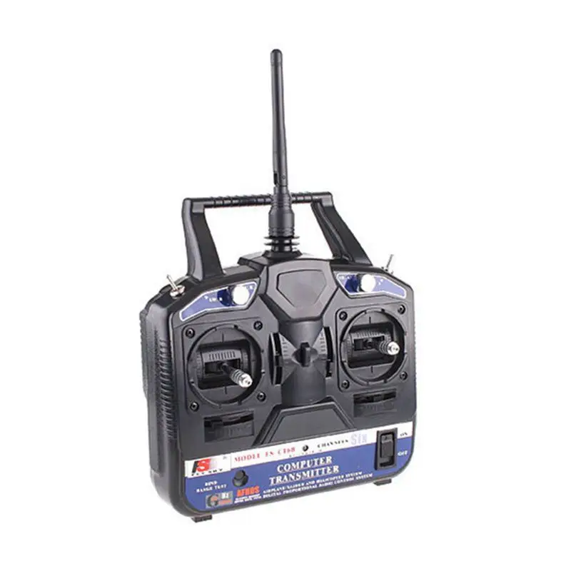 

FlySky FS-CT6B CT6B 2.4G 6CH Radio Transmitter+FS-R6B 6CH Receiver 95AE