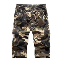 Комо шорты модные мужские военные камуфляжные приятные Леггинсы Брюки средней длины с карманами повседневные хлопковые армейские шорты больших размеров