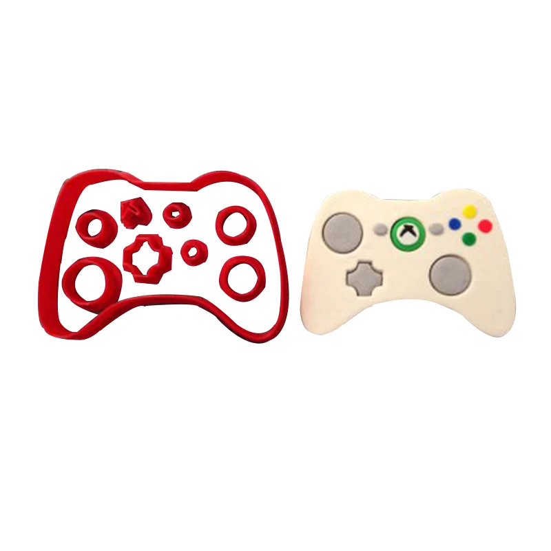

Custom Made 3D Printed Xbox Controller Cookie Cutters Set Fondant Cupcake Top Mould Xbox Controller Tool Cake Decoration Tools