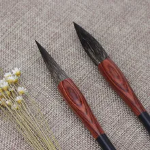 Отличное качество, кисть для китайской каллиграфии из крысиного волоса, средняя, обычная, для письма, кисти товары для рисования, каллиграфия, кисть