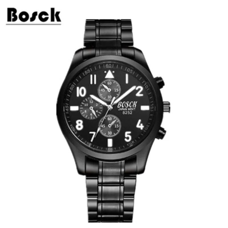 

Explosions men's double calendar quartz watch men's waterproof strap simple design