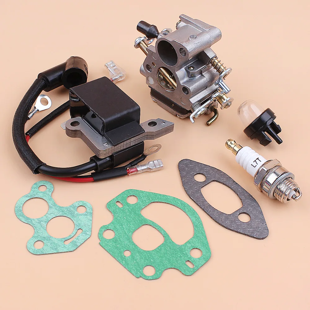 Carburetor Ignition Coil Module Magneto Kit Fit Husqvarna 240 236 235 Chainsaw Parts Zama C1T-W33 Carb OEM 545199901 586936202