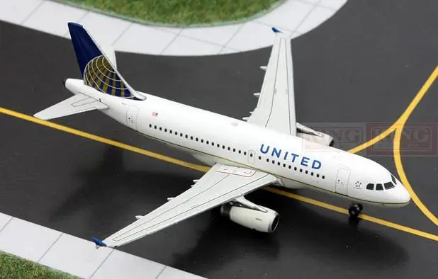 GJUAL1389 GeminiJets United Airlines 1:400 A319 commercial jetliners