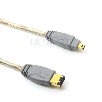 

4.5M 4P 4 Pin to 6 Pin IEEE 1394 for iLink Adapter Cable IEEE1394 4Pin To 6Pin Firewire Cable for DV