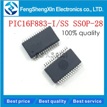 

10pcs/lot 16F883 PIC16F883-I/SS PIC16F883 SSOP-28 Embedded microcontroller controller