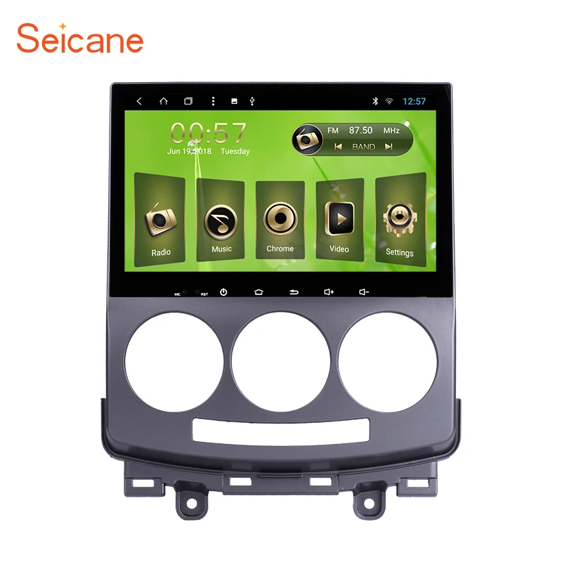 

Seicane 9 inch Android 8.1 Car Stereo Unit Player GPS Navi Radio for Mazda 5 2005 2006 2007 2008 2009 2010 With RAM 2GB 8-Core