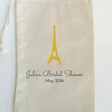 Пользовательские Эйфелева башня девичник похмелья восстановление выживания набор подарок на свадьбу сумки прием гостей в доме невесты мешки для конфет