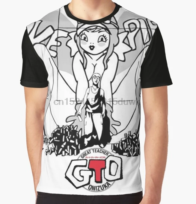

All Over Print T-Shirt Men Funy tshirt Great Teacher Onizuka Short Sleeve O-Neck Graphic Tops Tee women t shirt