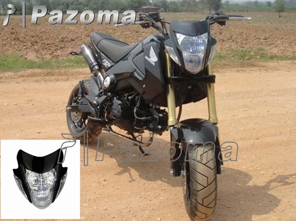 

For Streetfighter Black Sonic Style Headlamp Supermoto Enduro Motorcycle Headlight for Honda CRF XR Suzuki Yamaha YZ YZF XTZ WR