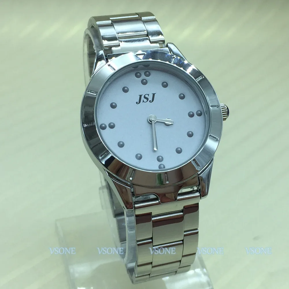 Tactile Braille Watch for Blind People or the Elderly Grey Dial (for man) 2