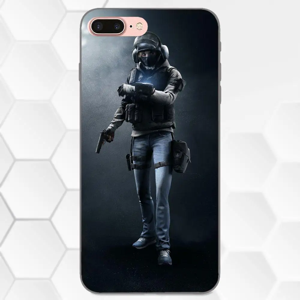 Распродажа Роскошный чехол для Apple iPhone X XS Max XR 4 5 6 6S 7 8 Plus Rainbow Six Siege|Бамперы| |