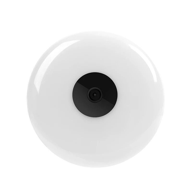 Wifi Fish-eye Panoramic Camera WIFI Bulb Light CCTV Smart Home Radar Induction Light IR Night Vision 2-way Intercom Remote