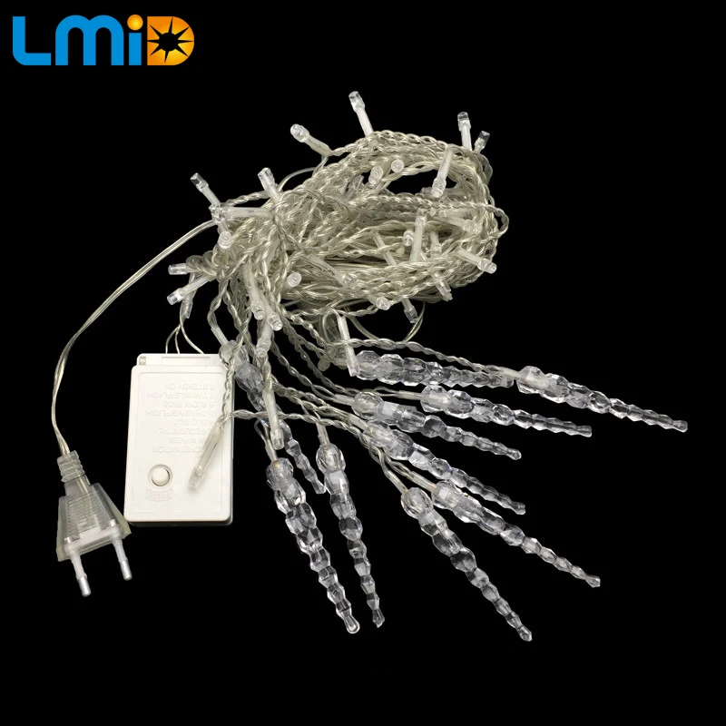 Holiday Lighting 2M*0.6M 60LEDs Waterproof String Light Fairy Icicle LED Curtain Light For Festival Christmas Garland Decoration Holiday Lighting 2M*0.6M 60LEDs Waterproof String Light Fairy Icicle LED Curtain Light For Festival Christmas Garland Decoration