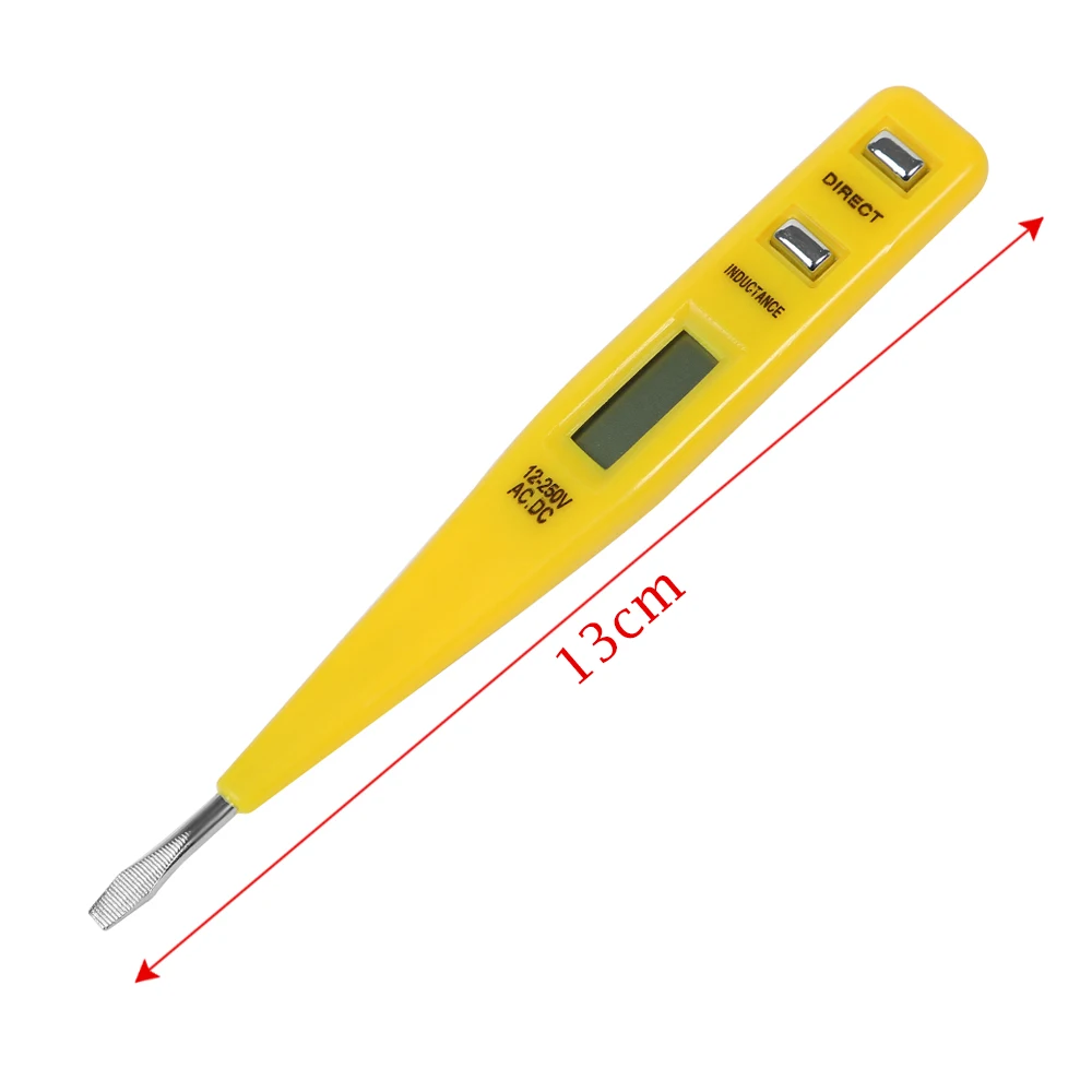 Электрический индикатор, измеритель напряжения, цифровой вольтметр 12-240 В, розетка, настенный AC/DC, детектор напряжения в розетке, датчик, тестер, ручка