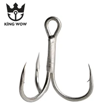 20 шт./компл. металлические тройные рыболовные крючки Япония острый круглый изгиб углеродистая сталь крюк для артифической приманки рыболовный крючок рыболовное снаряжение инструмент