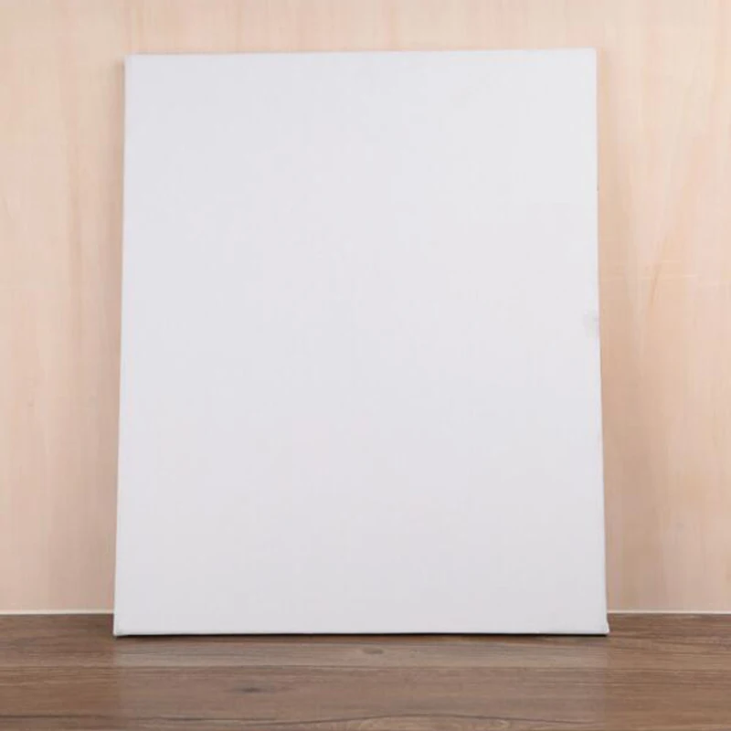 Льняная смесь грунтованный пустой холст с рамкой, пустой художественный белый холст панели масляная Акриловая картина панели - Цвет: Linen Painting Plate