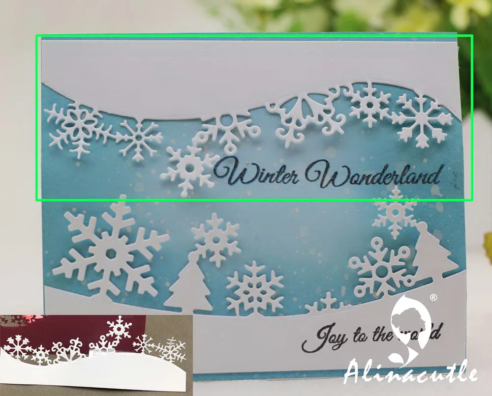 4pc Snowflake Cutting Dies Embossing Stencil Moulds Card Making Scrapbooking DIY