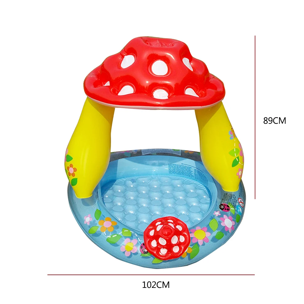 Детский надувной бассейн, плавательный бассейн, тент, бассейн для детей, летний детский бассейн, гриб, Детские садовые бассейны, детский водный бассейн