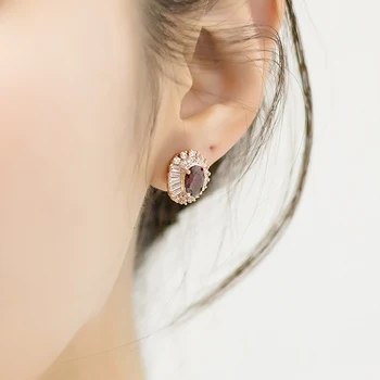 

IDESTINY 11.11 Sale Luxury Jewellery Designers No Pierced Ear Clip Earrings Made with AAA Cubic Zirconia for Women Best Gift