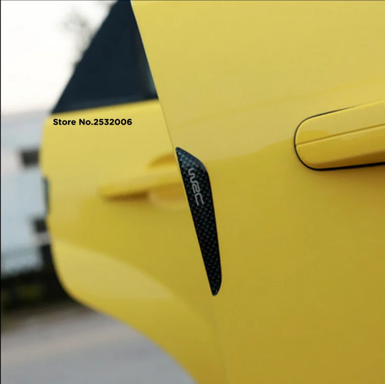 

Car Sticker Door Protector Door Side Edge Protection Guards Stickers For Universal Car Carbon Fiber 4PCS
