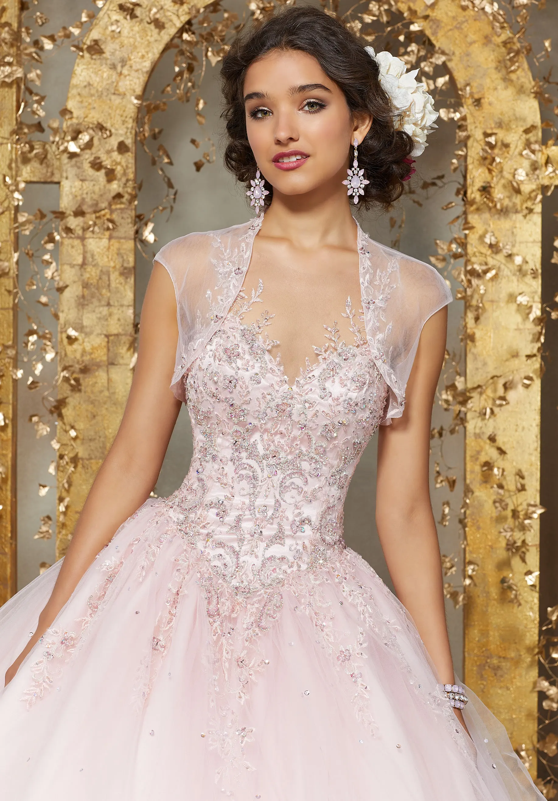 Red Quinceanera Dresses Beadings Crystal Tulle Dresses Debutante Sweetheart neck Vestidos De 15 Anos
