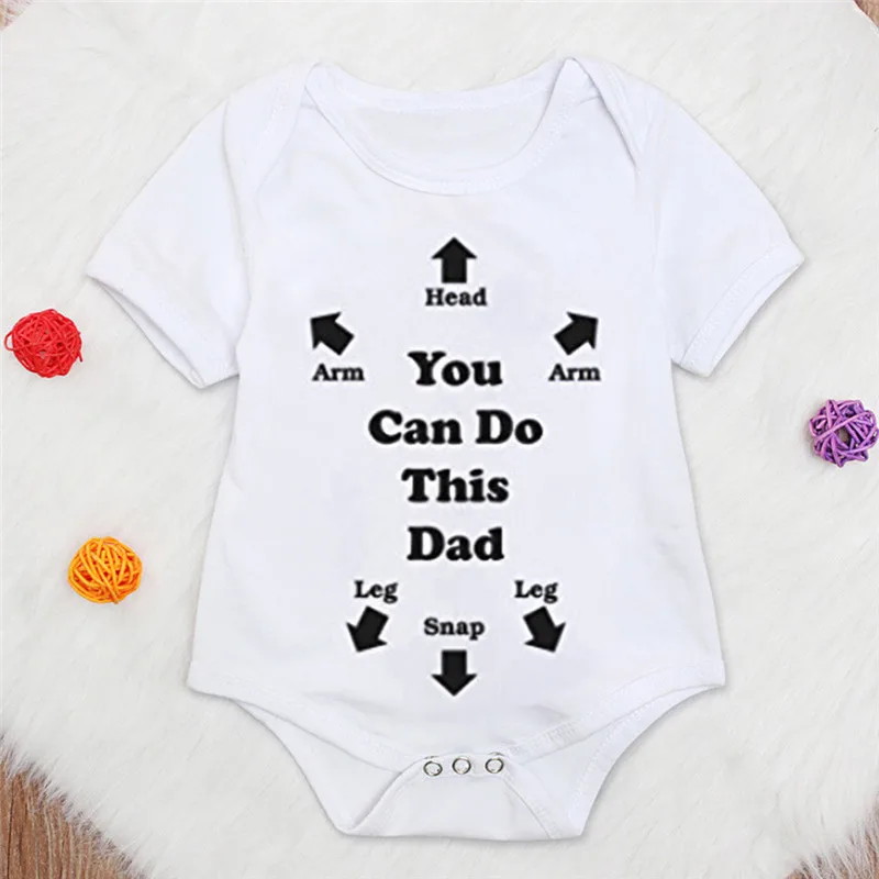 

Toddler Baby Girls Boys Bodysuit Letter Printed Newborns Summer Short Sleeved Tops Sunsuit Fashion Infant Kids Clothes 3M-4T A20
