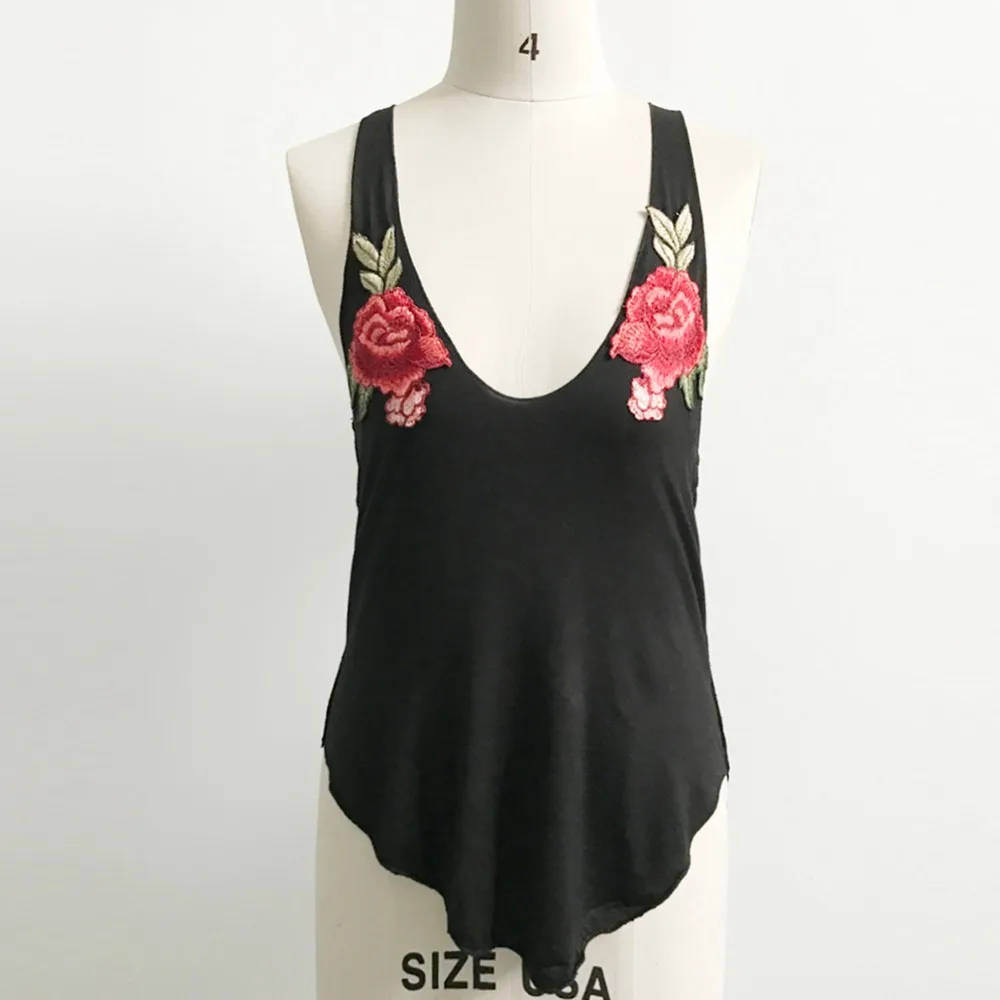Flower Sling Shirt Women's Camis Tops JKP226 HTB1nynWQFXXXXc5XpXXq6xXFXXXi - Flower Sling Shirt Women's Camis Tops JKP226