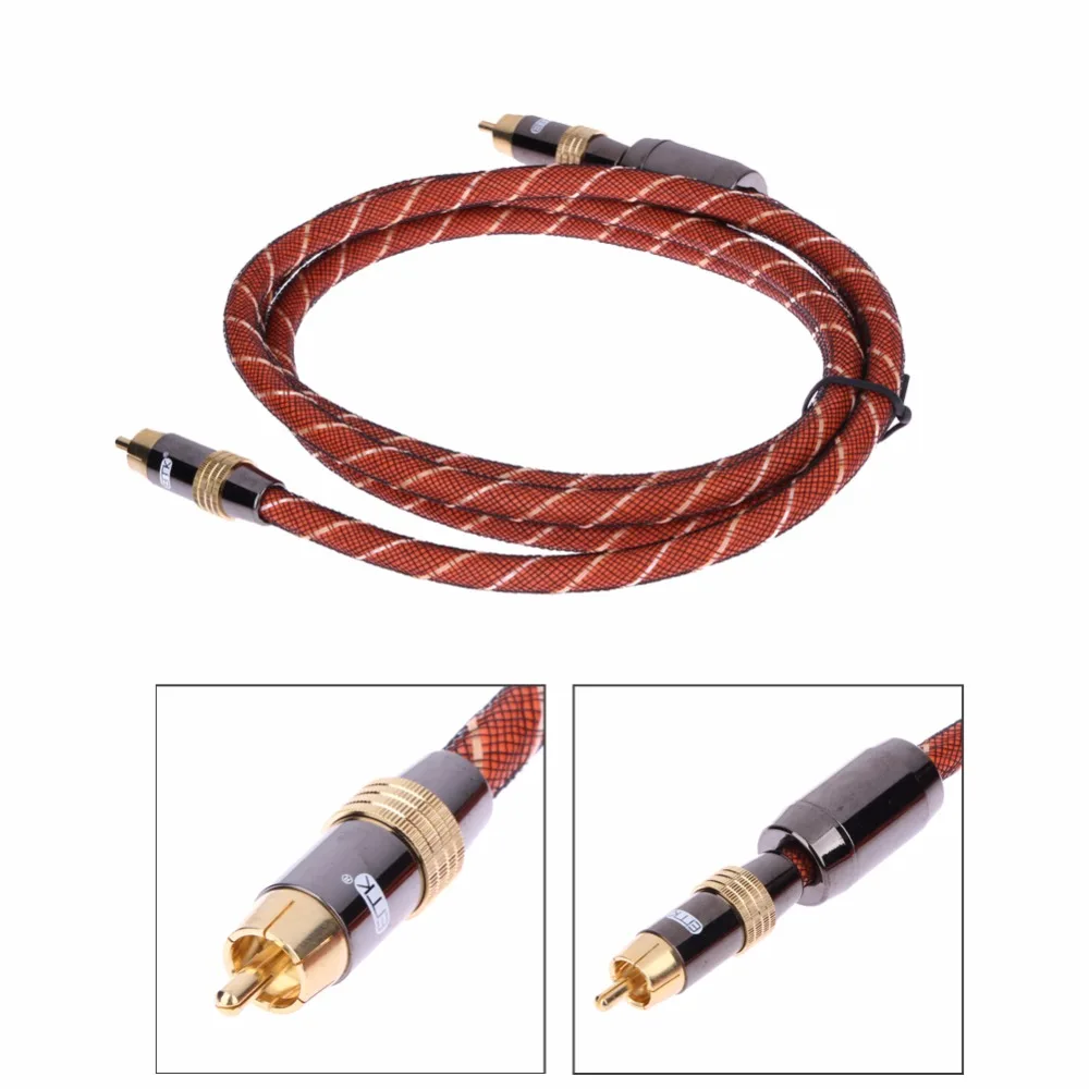 1.5 m RCA to RCA plug Cable High Performance Digital Coaxial