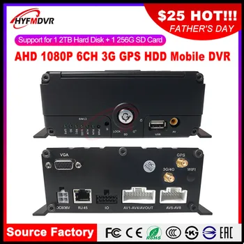 

Spot wholesale AHD 720P megapixel 3G GPS Mobile DVR audio and video 6 channel tanker / off-road vehicle / concrete truck