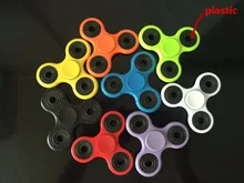 1pcs Hand Tri Spinner Fidget Toy Plastic EDC Sensory Fidget Hand Spinner For Autism And ADHD