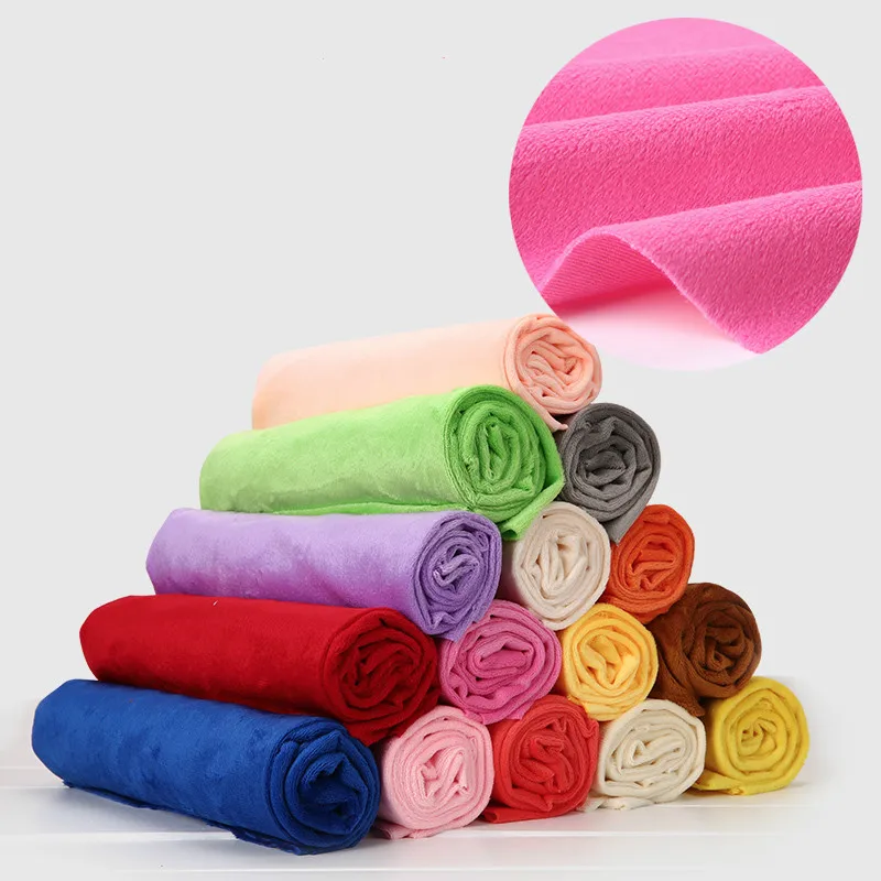 

100x160cm Cheapest Fabrics For Sewing DIY Handmade Home Textile Cloth For Toys Plush Fleece Fabric Patchwork Solid Color Style