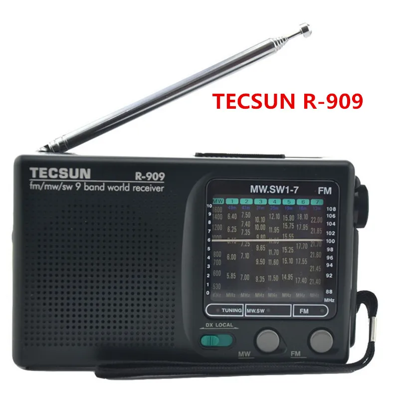 Low price Tecsun R 909 FM / MW / SW Band Word Receiver Portable FM Radio Stereo tecsun R909