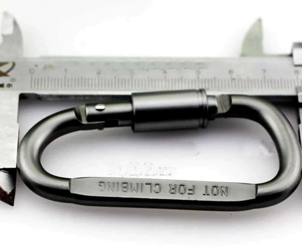 

2 pcs Keychain Carabiner portable Outdoor tools for keys Hanging Hook Fit Tactical camping survival Climbing Army China