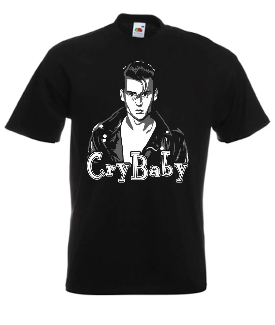 Cry Baby/футболка в стиле ретро с изображением Джона Деппа и воды классная