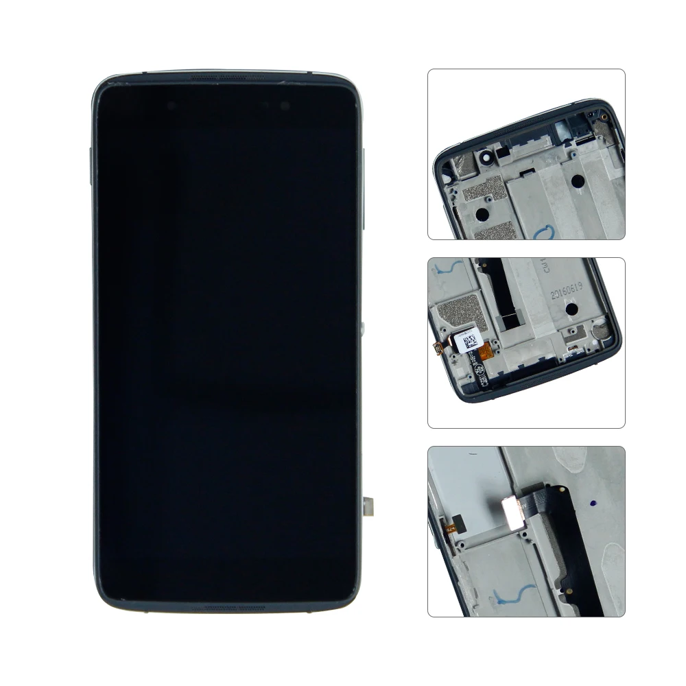 

For Alcatel One Touch Idol 4 LTE 6055 6055P 6055Y 6055 LCD Display Touch Screen Digitizer Full Assembly+Frame