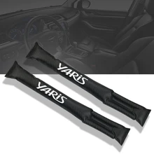 Углеродное волокно герметичные защитные сиденья зазор автомобильный чехол Накладка для Toyota yaris аксессуары для стайлинга автомобилей