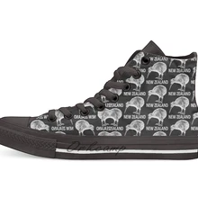 KIWI Новая Зеландия 2 Повседневная Высокая холщовая обувь кеды для Прямая