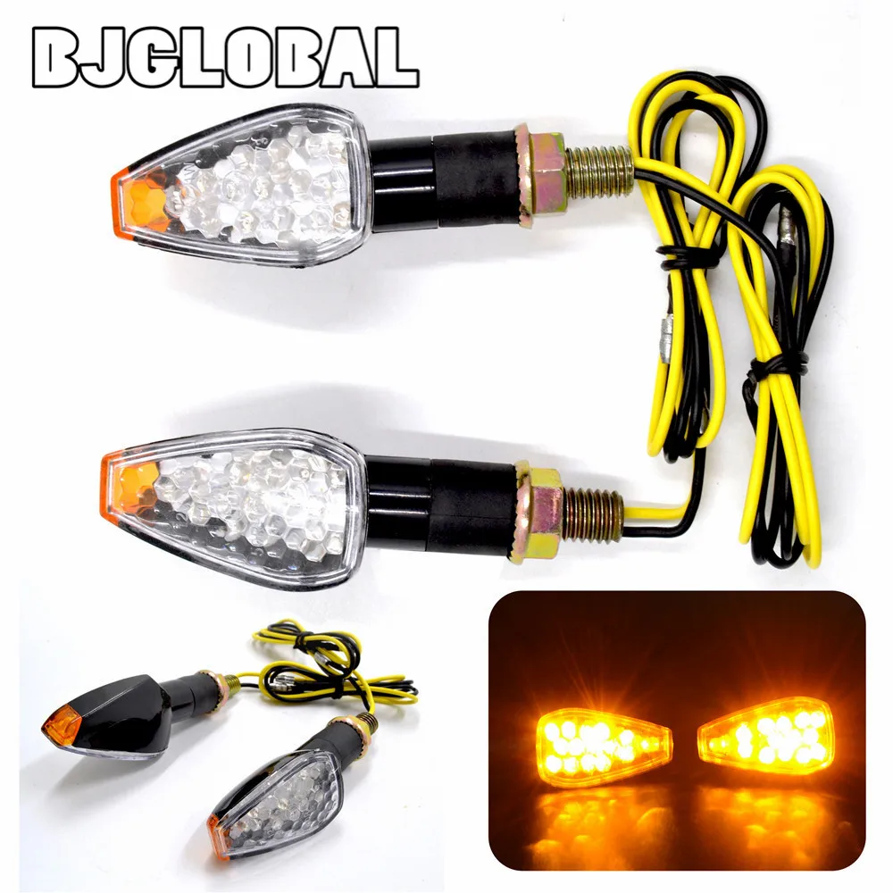 

2019 Flashing Motorcycle Led Turn Signals Light 12V Moto Signal Lights Blinker Motorbike Mini Indicator Lamp Waterproof E-mark