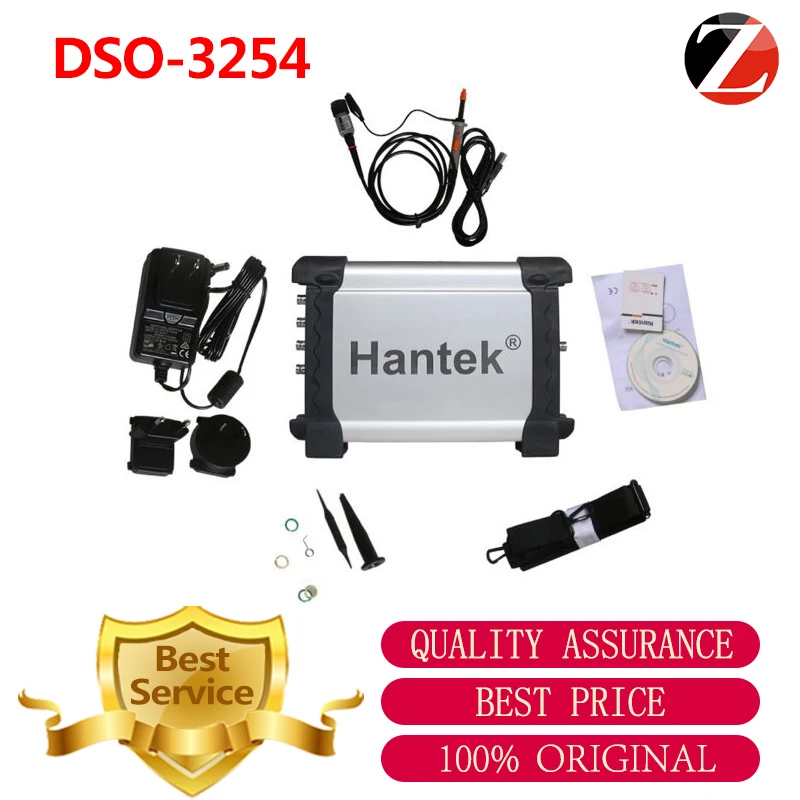 Hantek DSO3254 PC USB Oscilloscopes 4Channel 250MHz 1GSa/s 128M memory depth Signal Generator | Инструменты